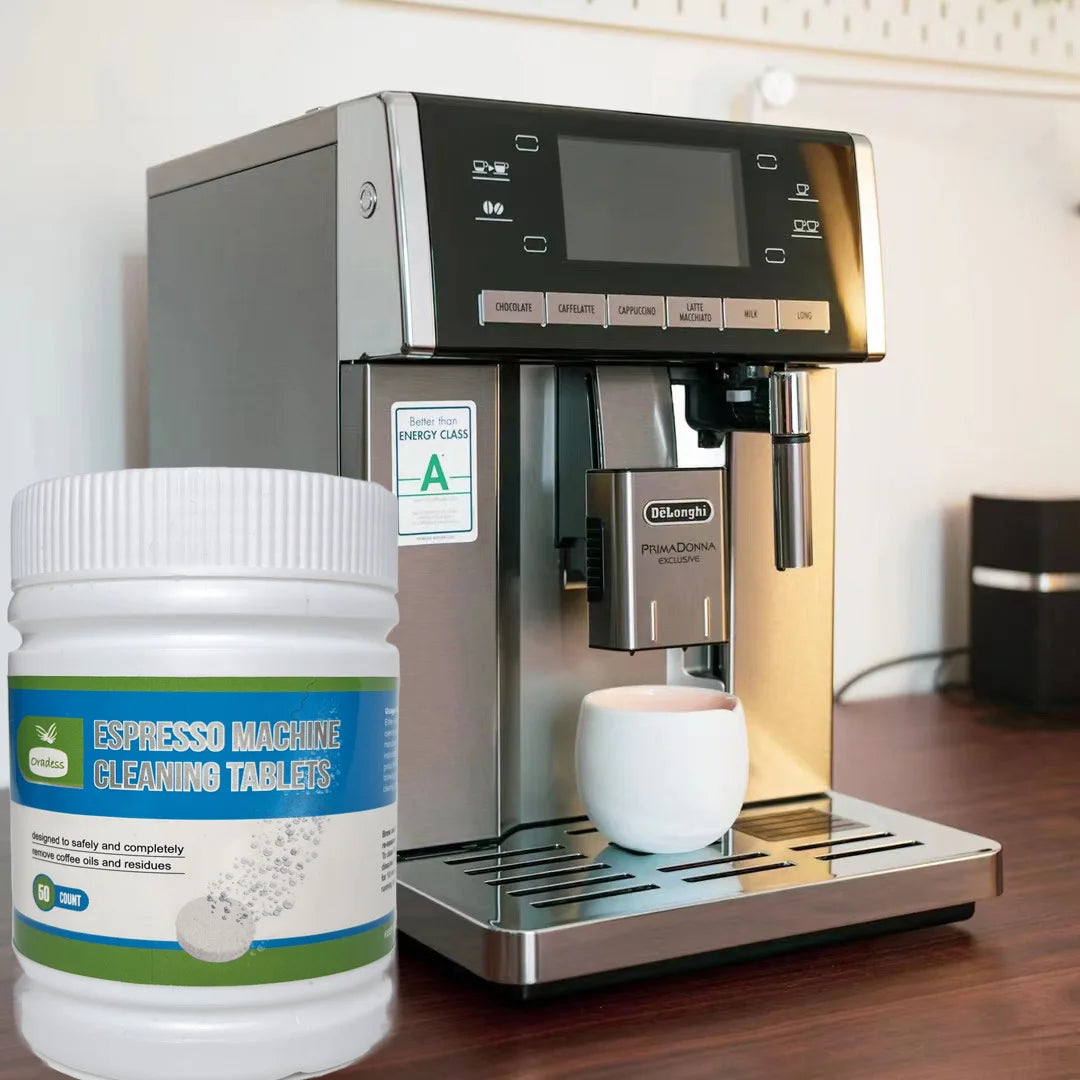 Professional Grade Coffee Machine Cleaner Tablets Instantly Dissolves Scale and Stains | Suitable for All Coffee Machines And