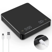 Built-In Battery Charging Electronic Scale Built-In Auto Timer Pour over Espresso Smart Coffee Scale Kitchen Scales 3Kg 0.1G