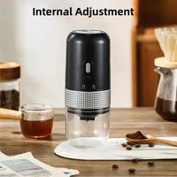 New Portable Electric Coffee Bean Grinder Household 1000Mah 35 Gears Externally Adjustable Coffee Machine Rechargeable Grinders