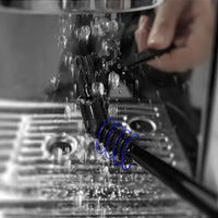 Coffee Brush Espresso Machine Portafilter Cleaning Brush Nylon Anti-Scalding Brush Grinder Cleaning Brush Barista Utensils