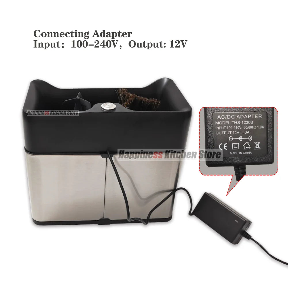 Automatic 58Mm Coffee Portafilter Cleaner Electric Cleaner for 54/58.3/58.5Mm Portafilter Stainless Steel Commercial Coffee