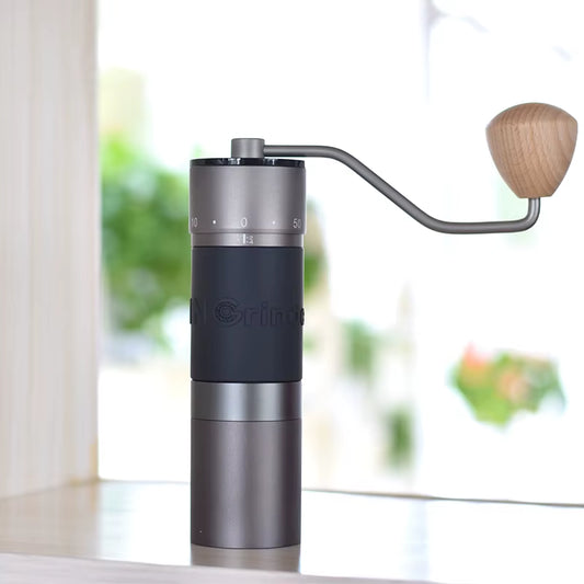 Kingrinder K4 /K6 Manual Coffee Grinder Portable Mill 420Stainless Steel 48Mm Stainless Steel Titanium Plating Burr