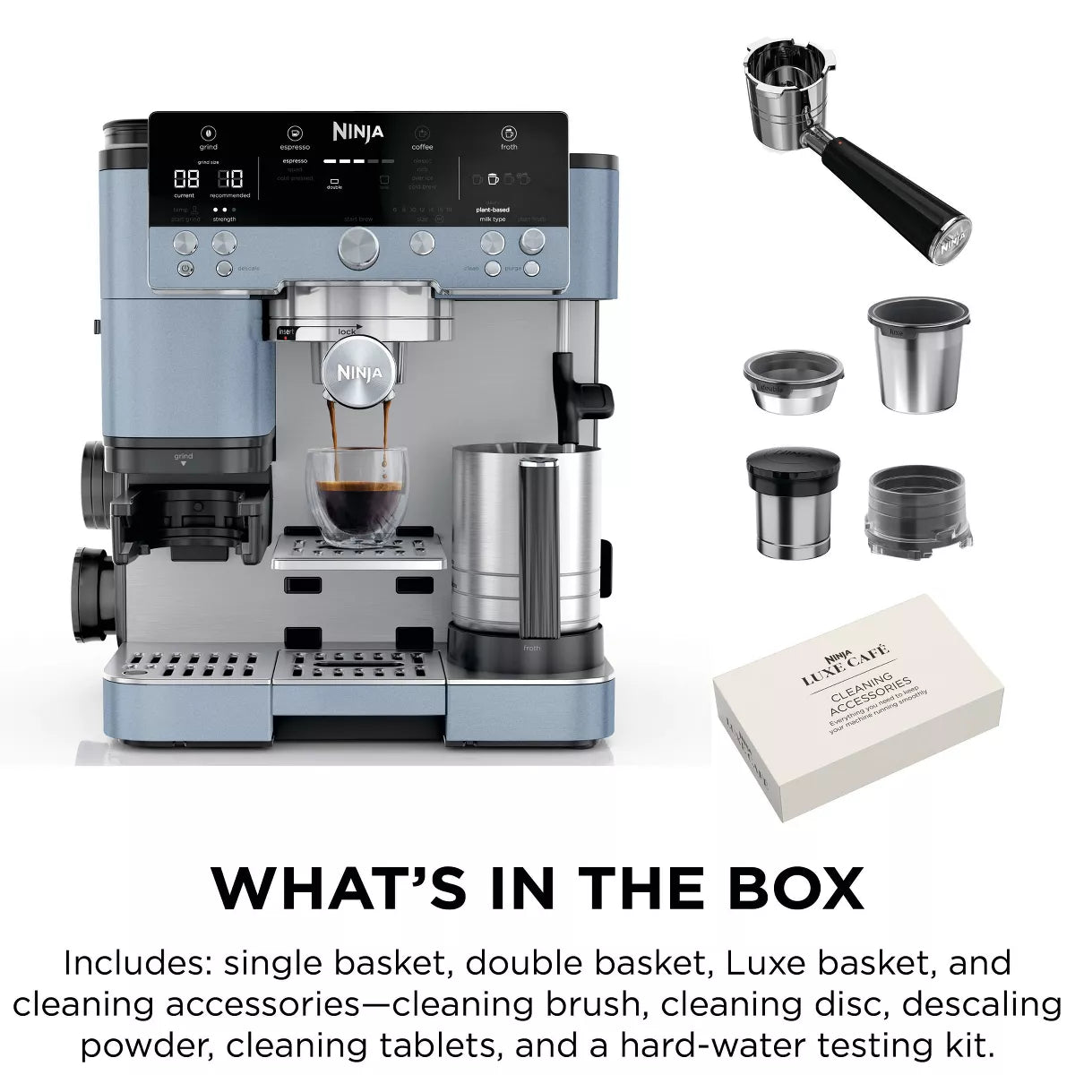 Ninja Luxe Café Premier Series 3-In-1 Espresso, Coffee and Cold Brew Machine
