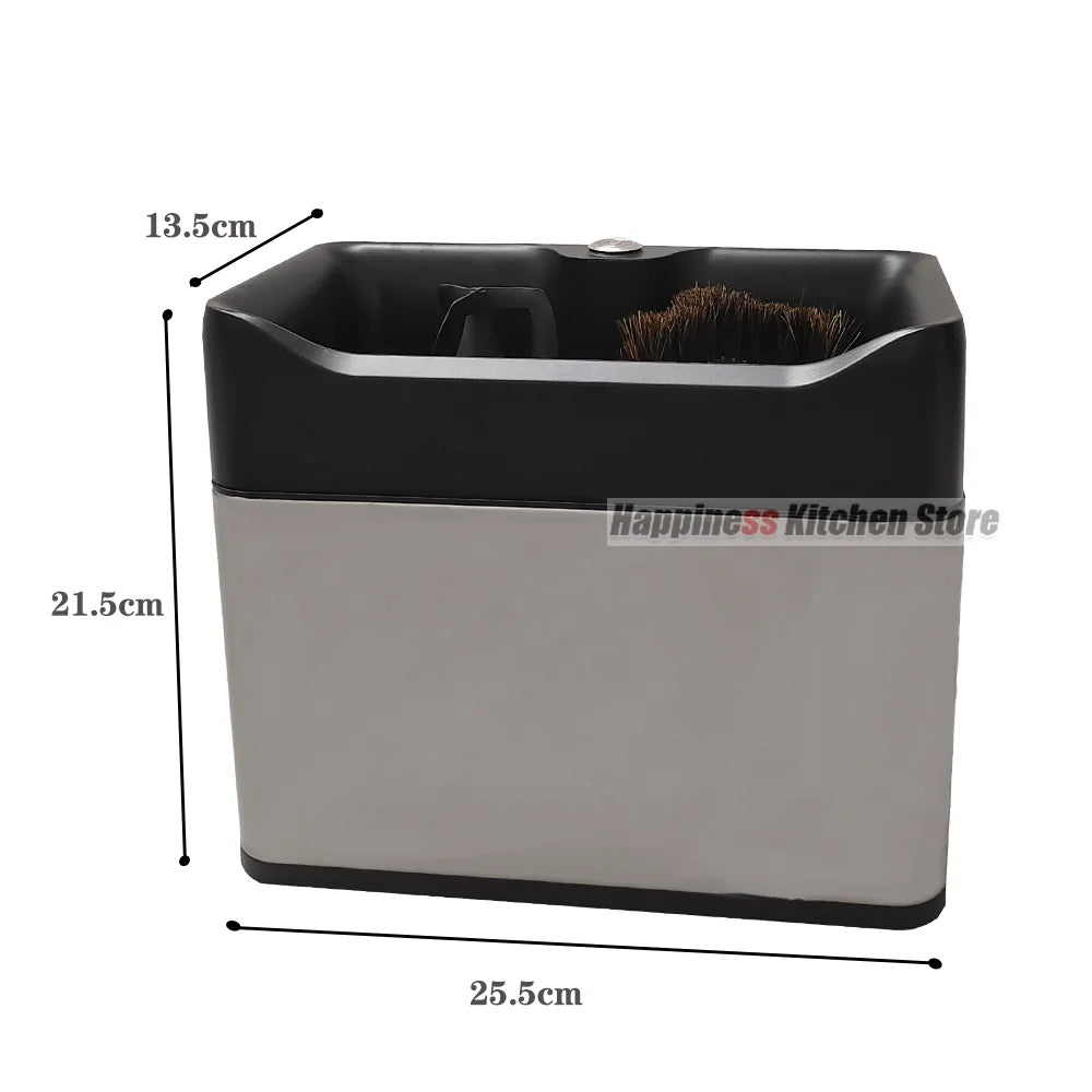 Automatic 58Mm Coffee Portafilter Cleaner Electric Cleaner for 54/58.3/58.5Mm Portafilter Stainless Steel Commercial Coffee
