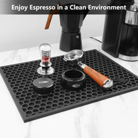 Drying Coffee Maker Mat, Multi-Functional Water Filter Mat, Easy to Clean, Durable, Suitable for Coffee and Tea Accessorie