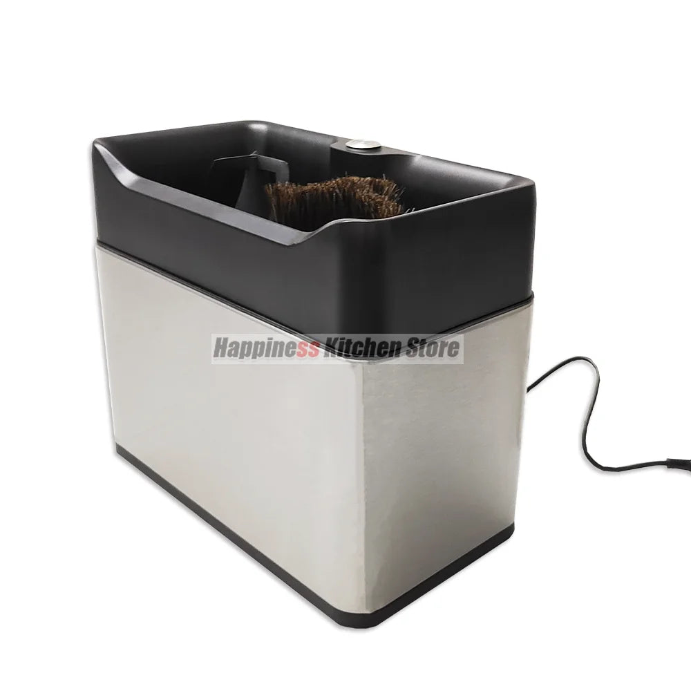 Automatic 58Mm Coffee Portafilter Cleaner Electric Cleaner for 54/58.3/58.5Mm Portafilter Stainless Steel Commercial Coffee