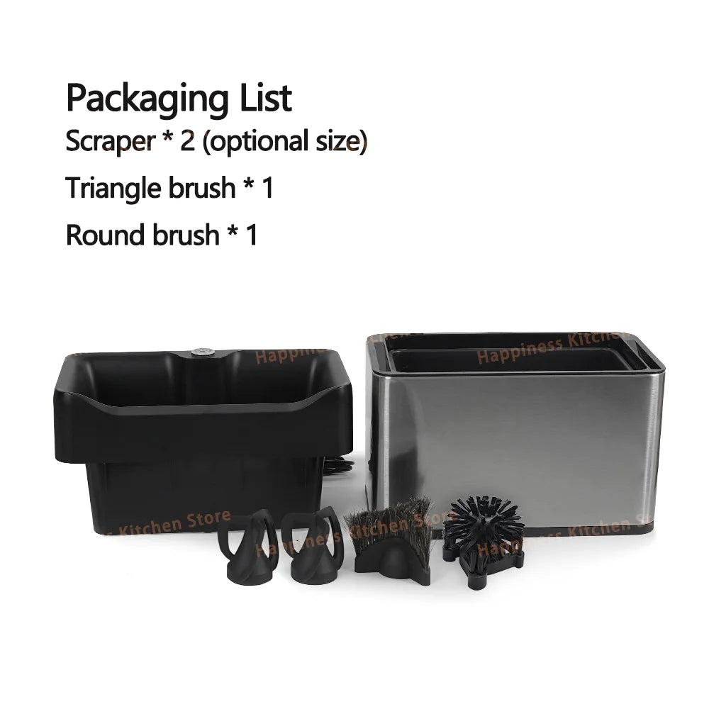 Automatic 58Mm Coffee Portafilter Cleaner Electric Cleaner for 54/58.3/58.5Mm Portafilter Stainless Steel Commercial Coffee