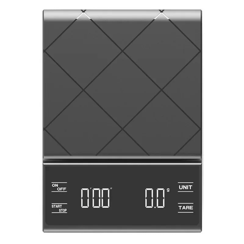 Built-In Battery Charging Electronic Scale Built-In Auto Timer Pour over Espresso Smart Coffee Scale Kitchen Scales 3Kg 0.1G