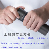 Kingrinder K4 /K6 Manual Coffee Grinder Portable Mill 420Stainless Steel 48Mm Stainless Steel Titanium Plating Burr