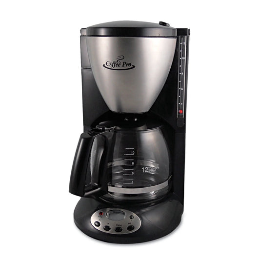 Modern 10-12 Cup Stainless Steel Brewer