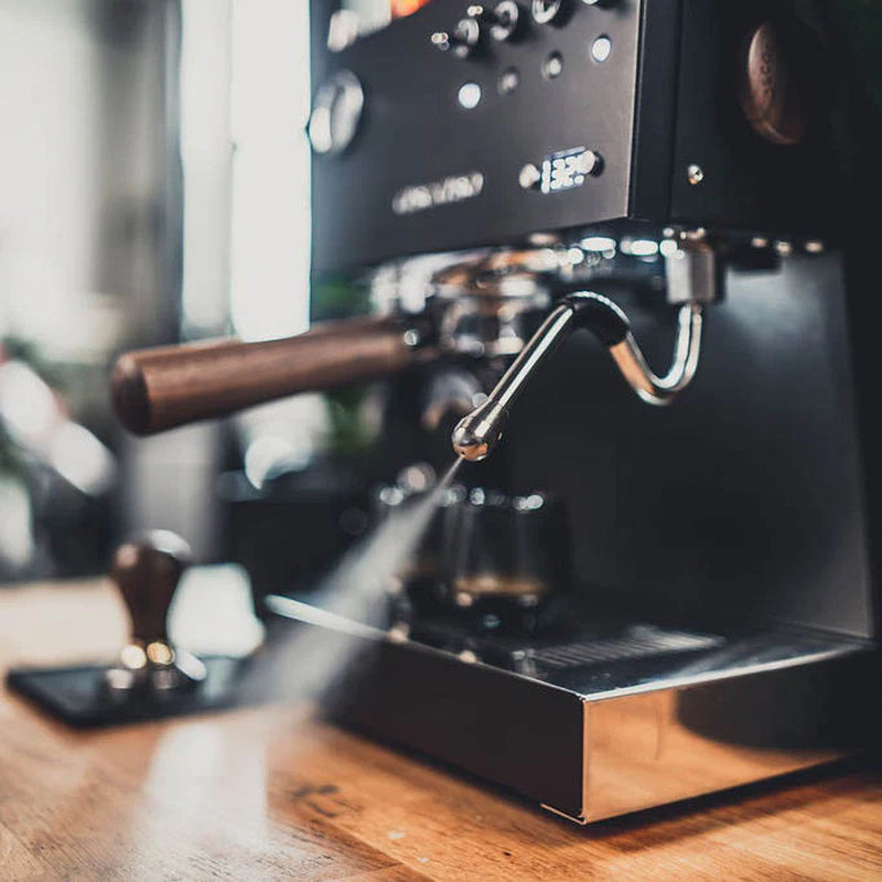 Steel UNO Programmable Espresso Machine W/Pid Controller, Single Thermoblock, 120V (Black)