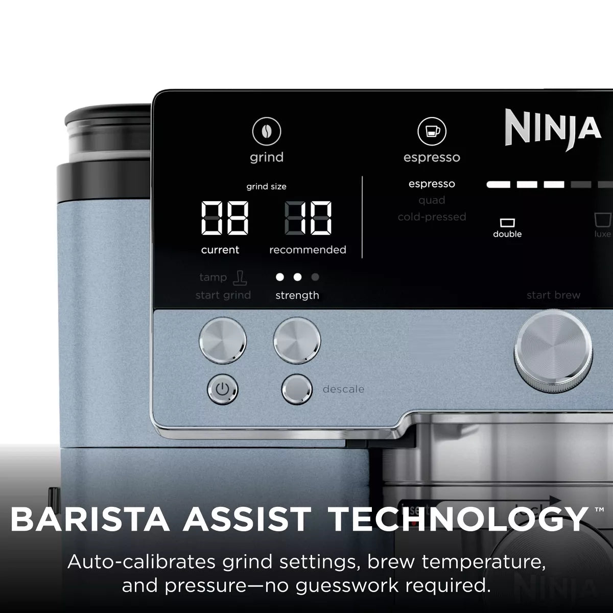 Ninja Luxe Café Premier Series 3-In-1 Espresso, Coffee and Cold Brew Machine