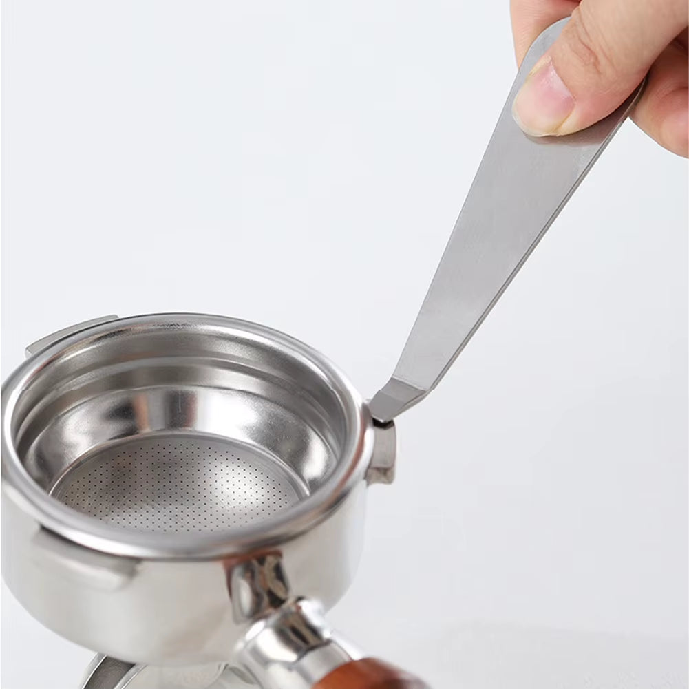 Coffee Powder Cup Portafilter Basket Remover Tool Stainless Steel Coffee Filter Tools 8X1Cm Coffeeware Accessories Silver
