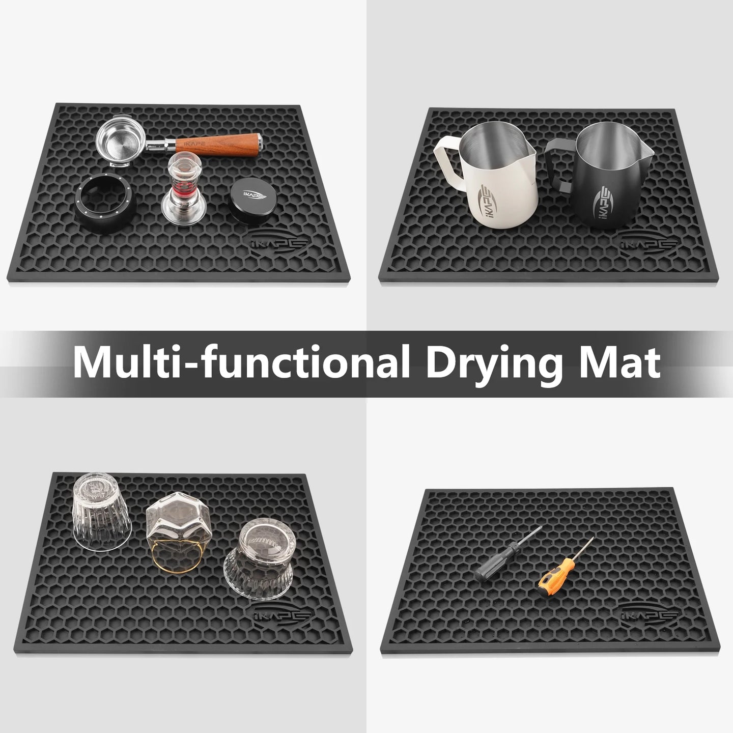 Drying Coffee Maker Mat, Multi-Functional Water Filter Mat, Easy to Clean, Durable, Suitable for Coffee and Tea Accessorie