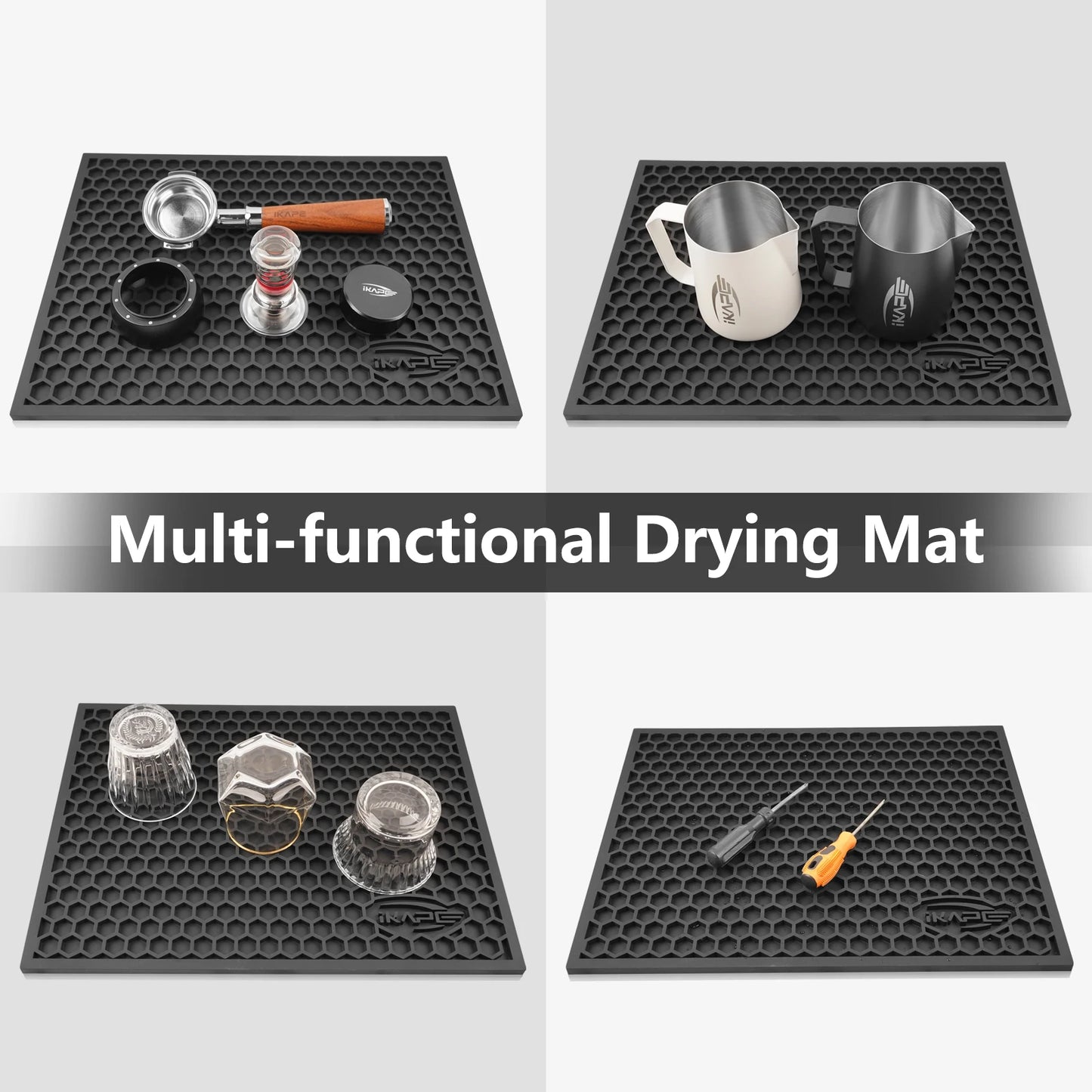 Drying Coffee Maker Mat, Multi-Functional Water Filter Mat, Easy to Clean, Durable, Suitable for Coffee and Tea Accessorie