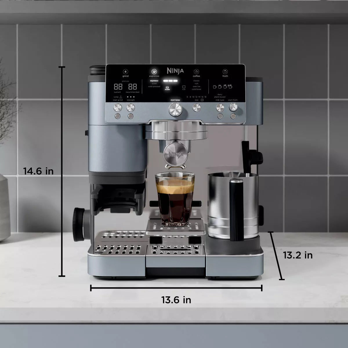 Ninja Luxe Café Premier Series 3-In-1 Espresso, Coffee and Cold Brew Machine