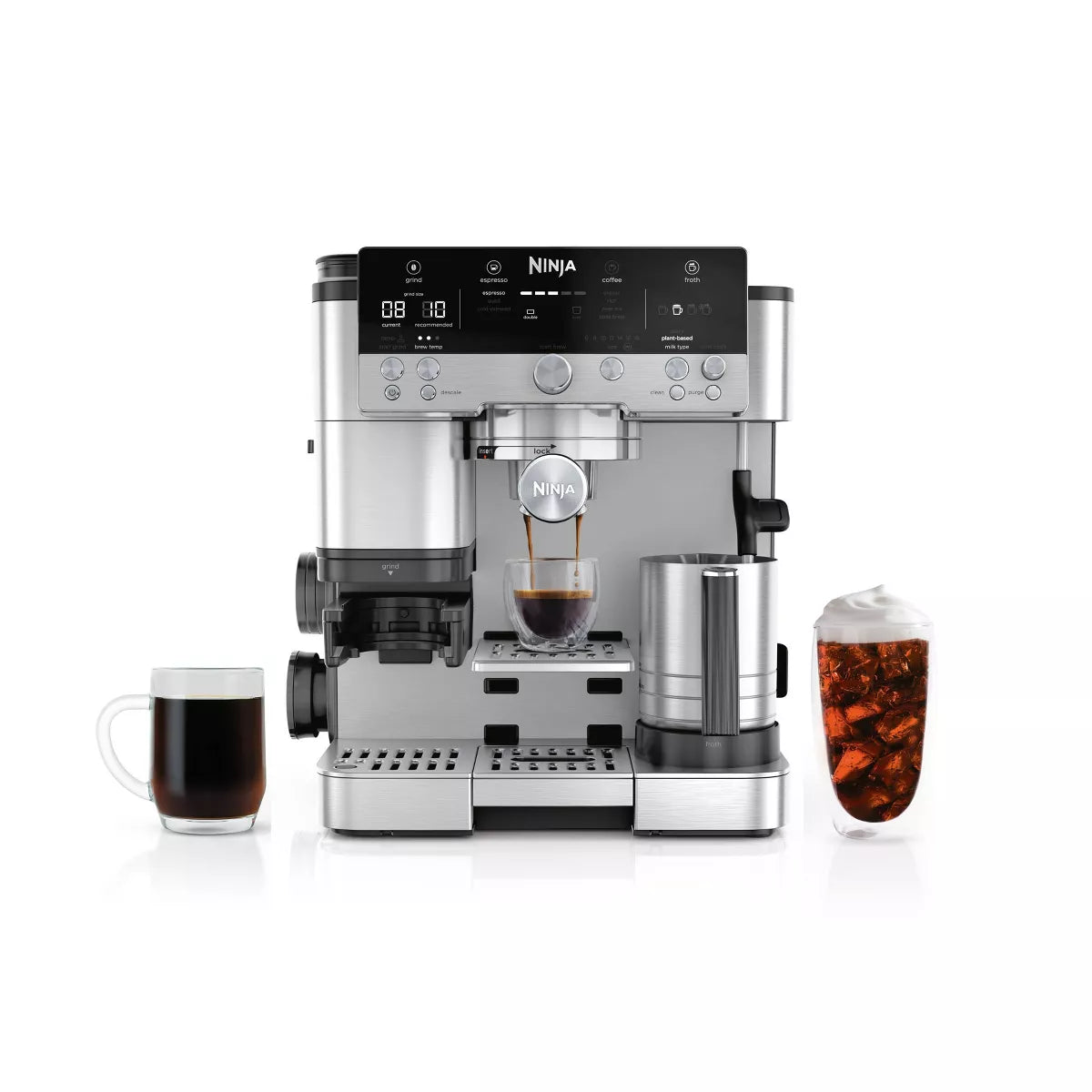 Ninja Luxe Café Premier Series 3-In-1 Espresso, Coffee and Cold Brew Machine