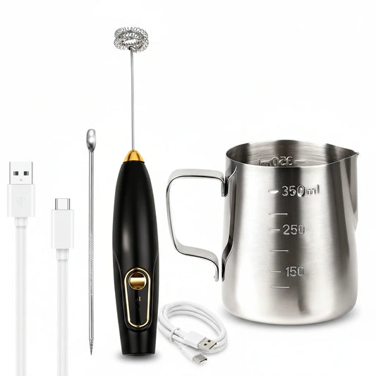 Artisan Milk Frothing Pitcher and Latte Art Pen