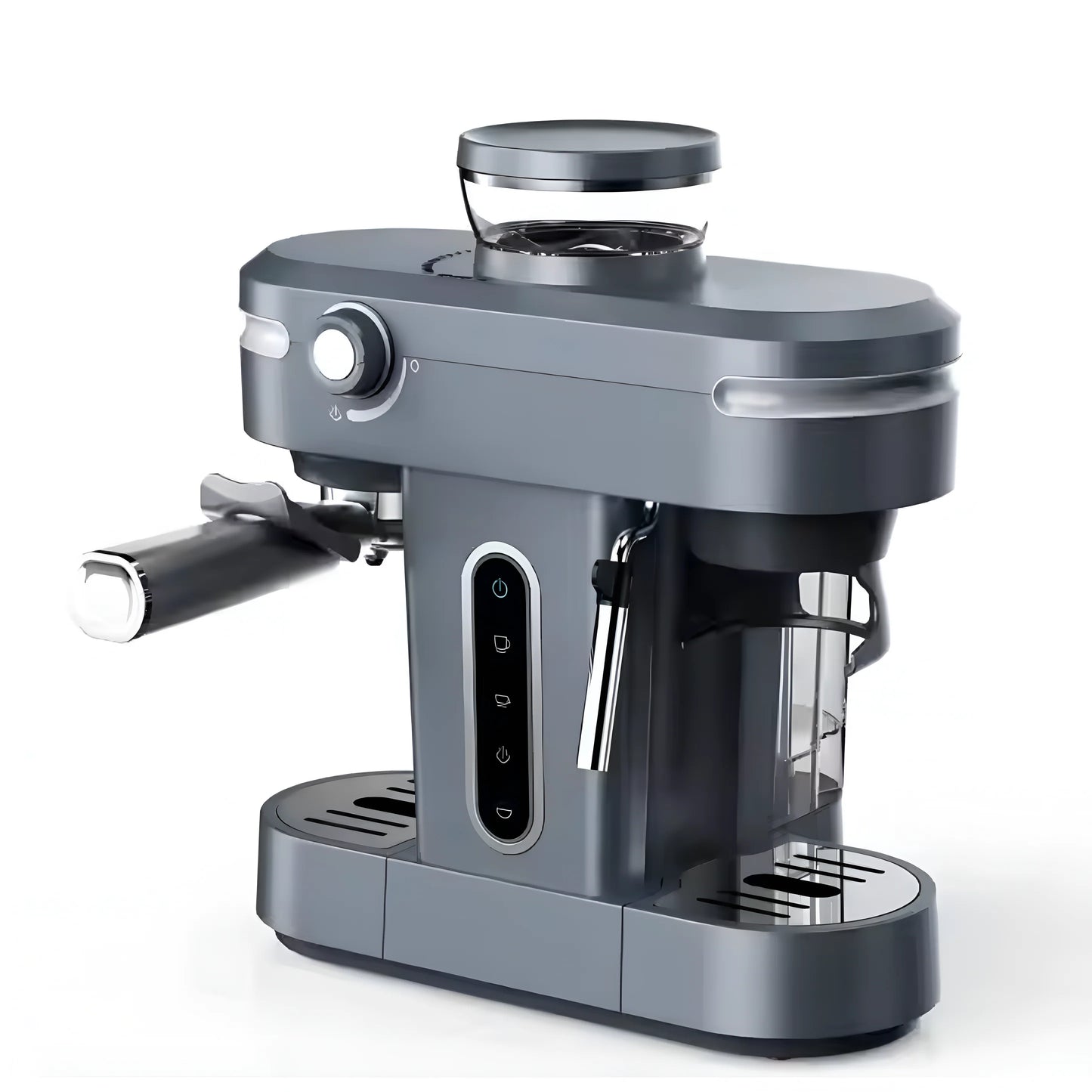 Modern Titanium Espresso Machine