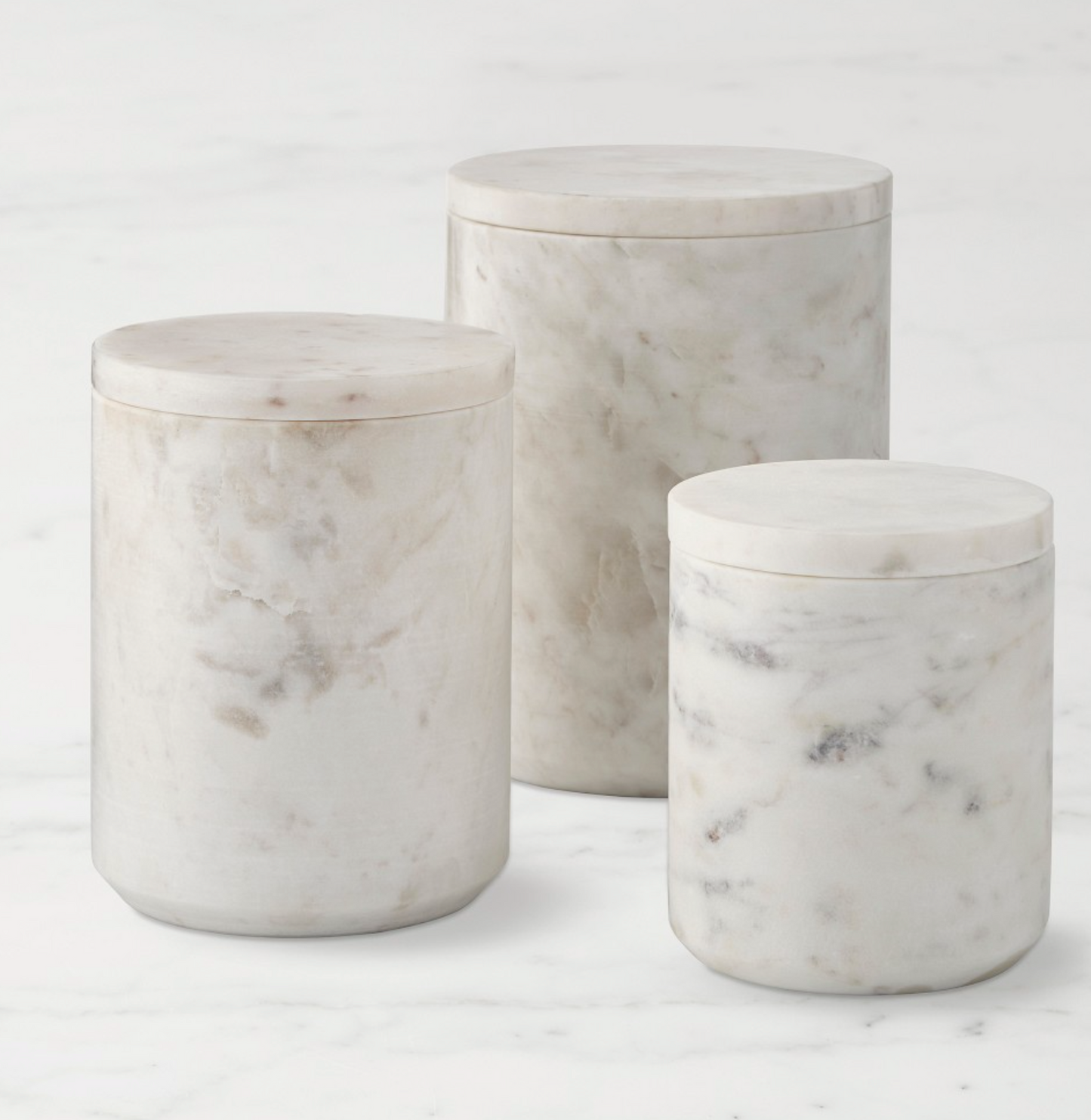 Contemporary Marble Canisters