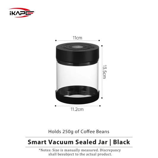 Electric Vacuum Bean Canisters with Digital Display Coffee Accessories Coffee&Tea Tool Home/Camping/Coffee Beans Container