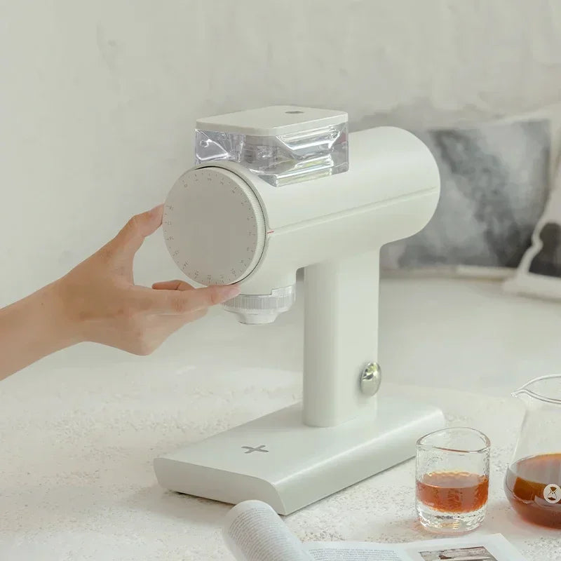 064S/078 Electric Coffee Grinder 220V Fully Automatic Speed Adjustment Espresso Mill Household Coffee Grinding Machine
