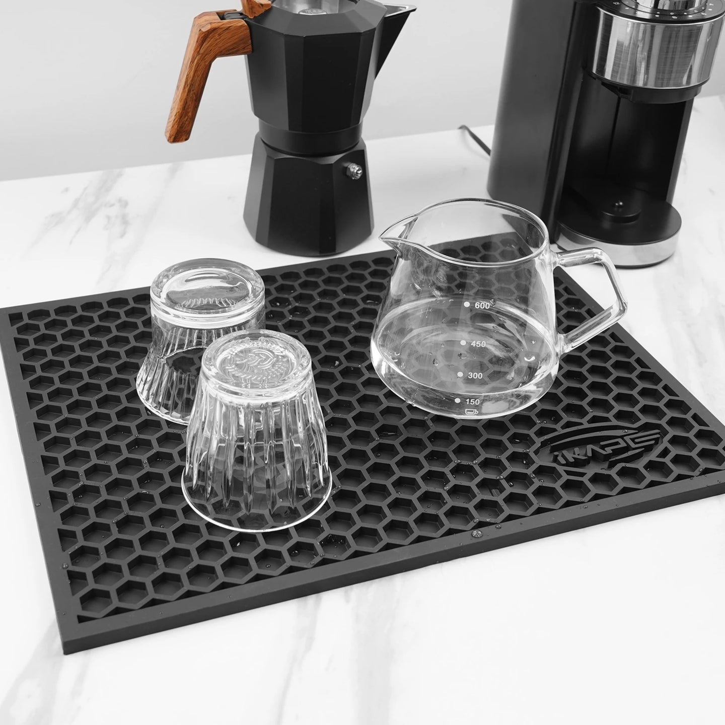 Drying Coffee Maker Mat, Multi-Functional Water Filter Mat, Easy to Clean, Durable, Suitable for Coffee and Tea Accessorie