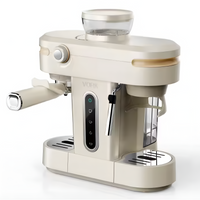 Modern Titanium 20-Bar Espresso Machine
