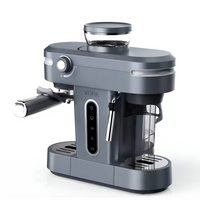 Modern Titanium 20-Bar Espresso Machine