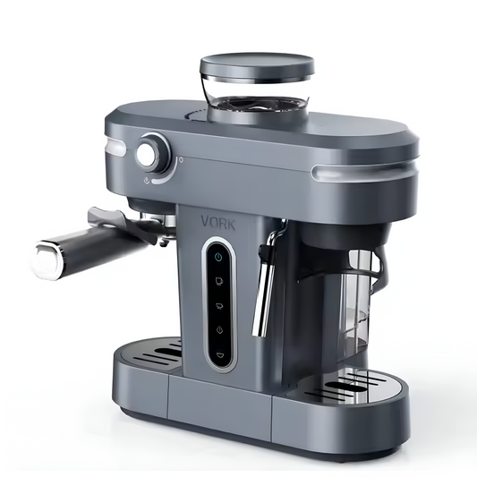 Modern Titanium 20-Bar Espresso Machine