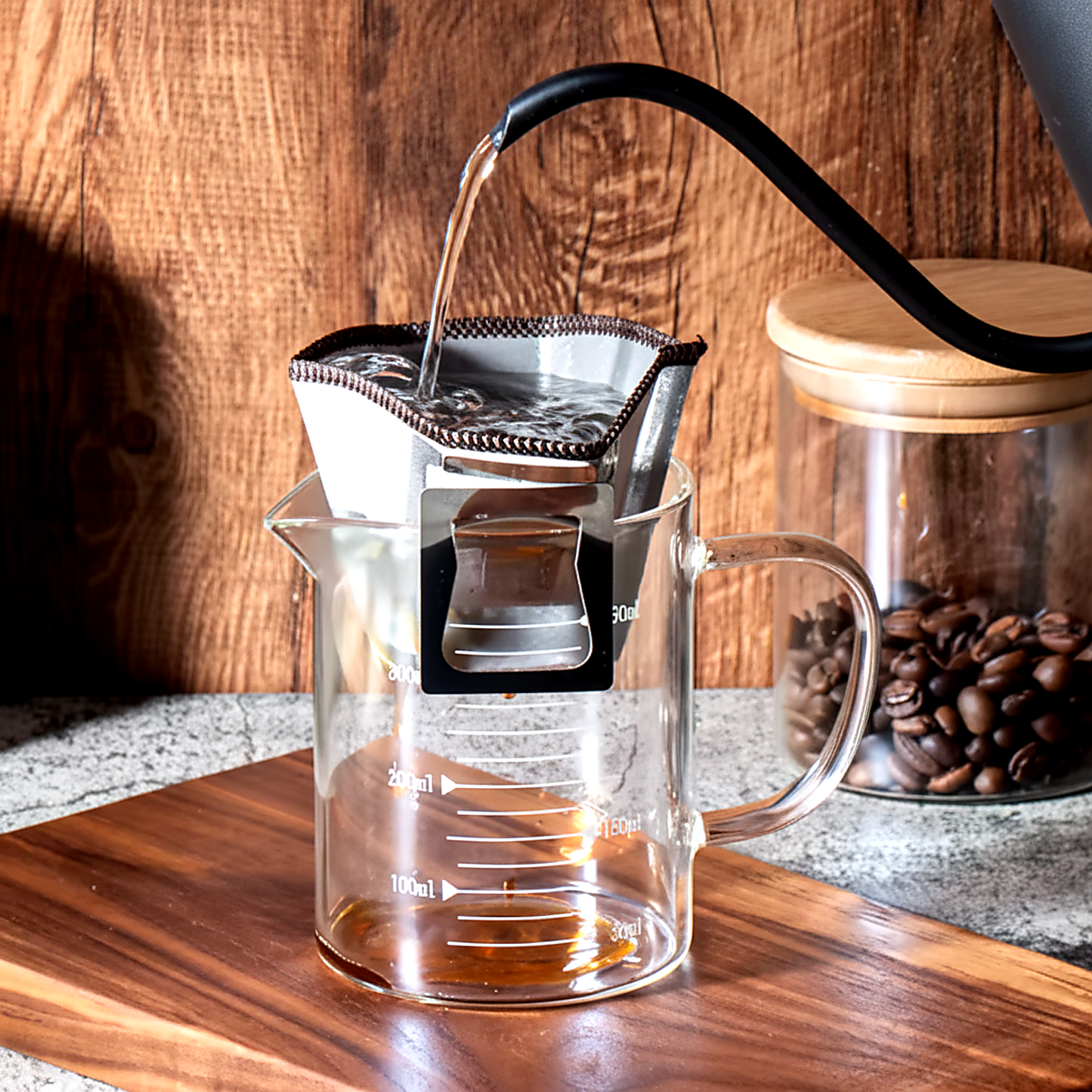 Nordic-Inspired Dual Cone Sauna Coffee Filter