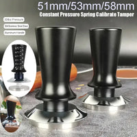 51Mm 53Mm 58Mm Espresso Tamper Barista Coffee Tamper with Calibrated Spring Loaded Stainless Steel Tampers