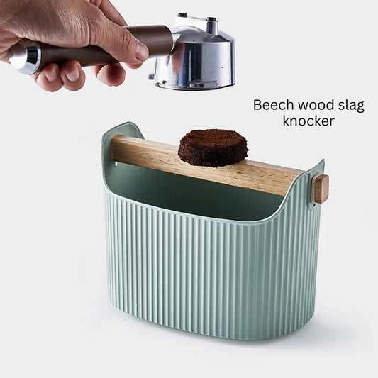 Signature Coffee Grind Knock Box & Rod